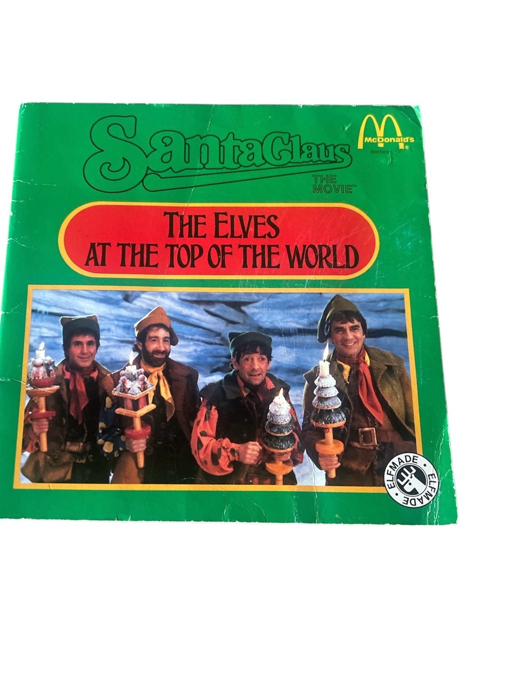 1985 McDonald's Edition Children's Storybook "The Elves at the Top of the World"
